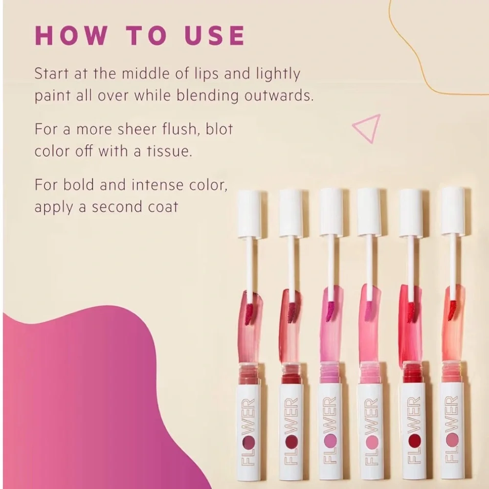 FLOWER BEAUTY Bitten Lip Stain -‎ Saucy